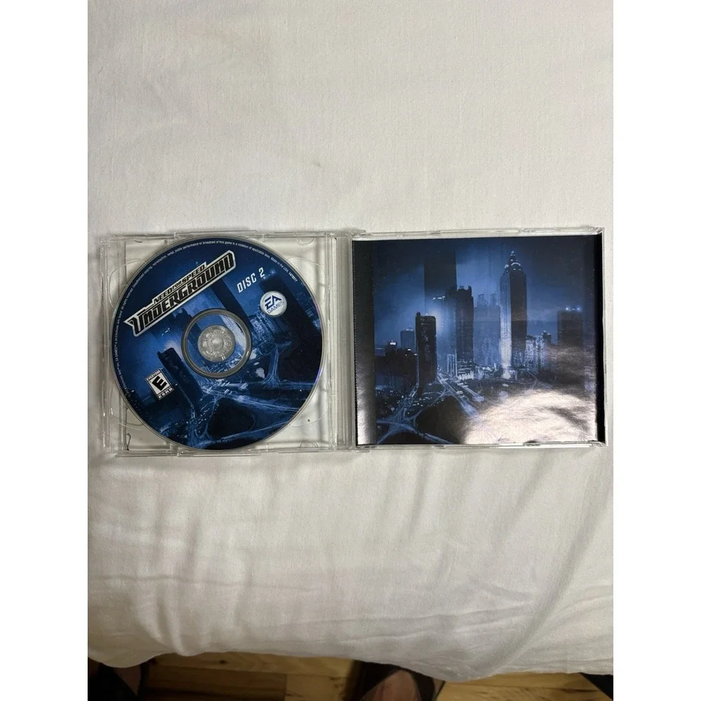 Need for Speed Underground PC 2003 2-Disc Set Jewel Case EA Games Tested CIB